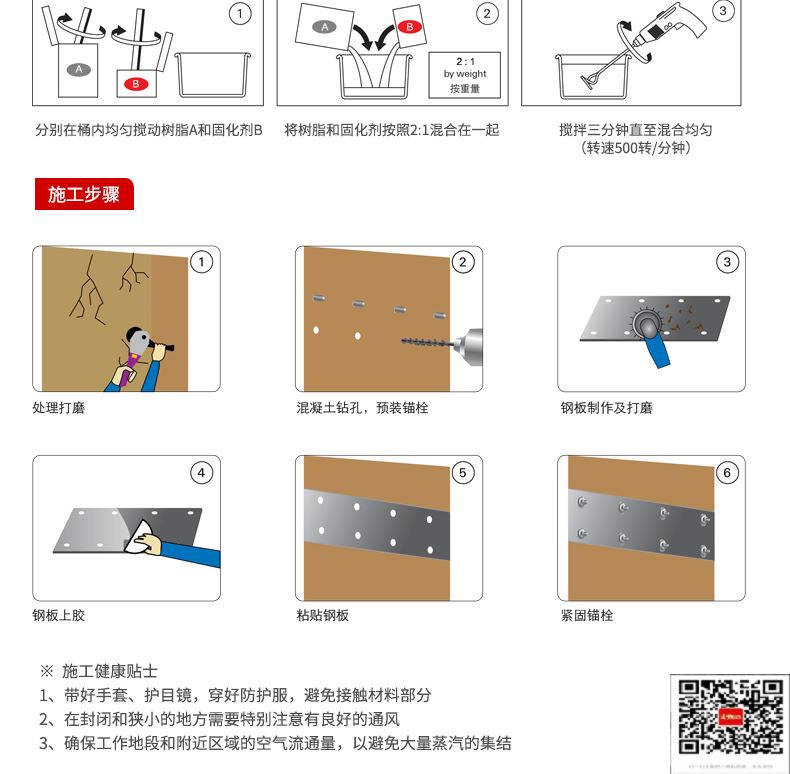 包钢陈仓粘钢加固施工过程